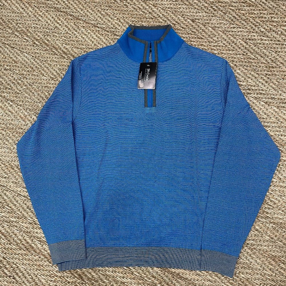 St. Croix Quarter Zip Sweater